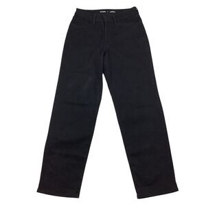 Old Navy High-rise Wow Loose Baggy Black Denim Jeans Women Size 2 26X29.5 Preppy
